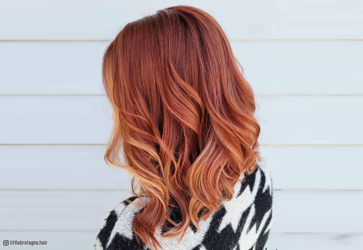 25 Trendy Ways To Pair Red Hair With Highlights Photos
