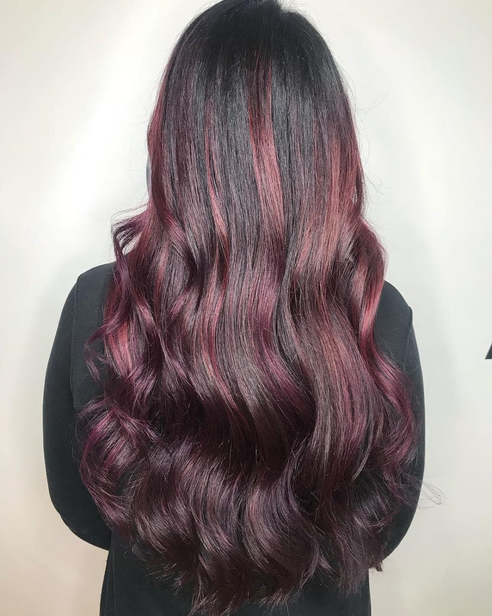 23 Hottest Red Purple Hair Colors Balayage Ombres And Highlights