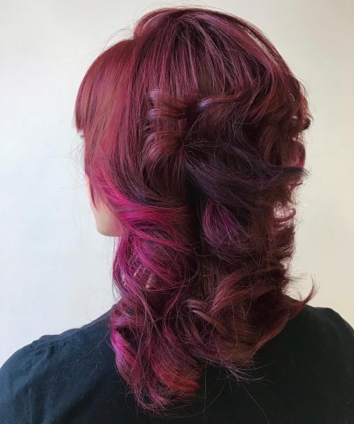 Red, Purple and Pink