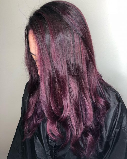 Red Purple ombre