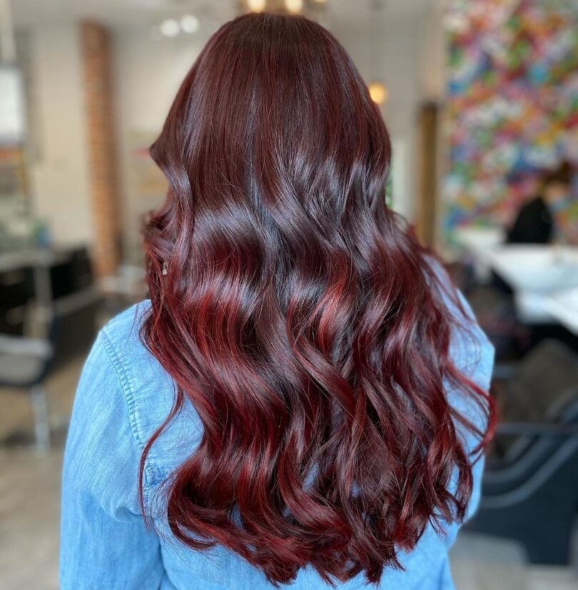 30 Jaw-Dropping Dark Burgundy Hair Colors for 2023