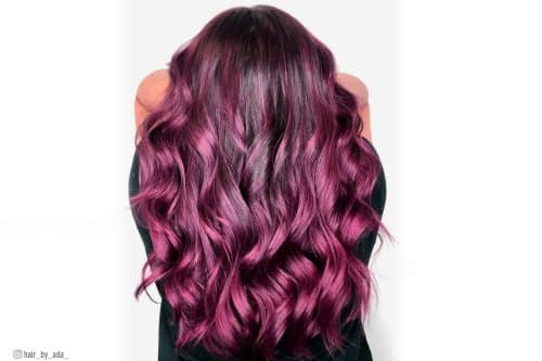 Red violet hair color ideas