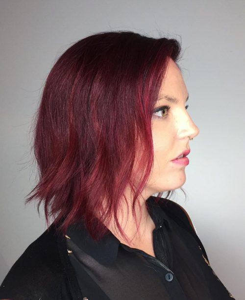 17 Greatest Red Violet Hair Color Ideas Trending In 2021