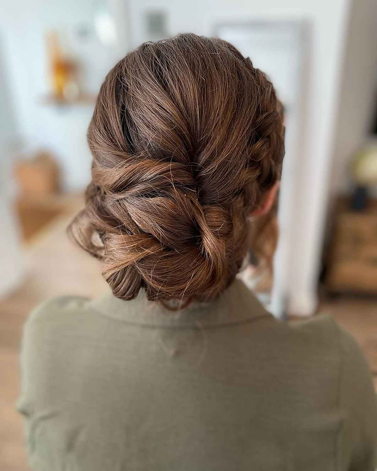 Relaxed Twisted Updo