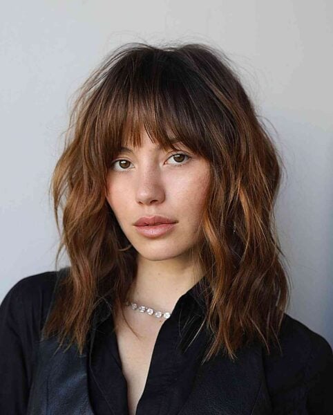 49 Most Requested Shoulder-Length Choppy Haircuts for a Trendy Look