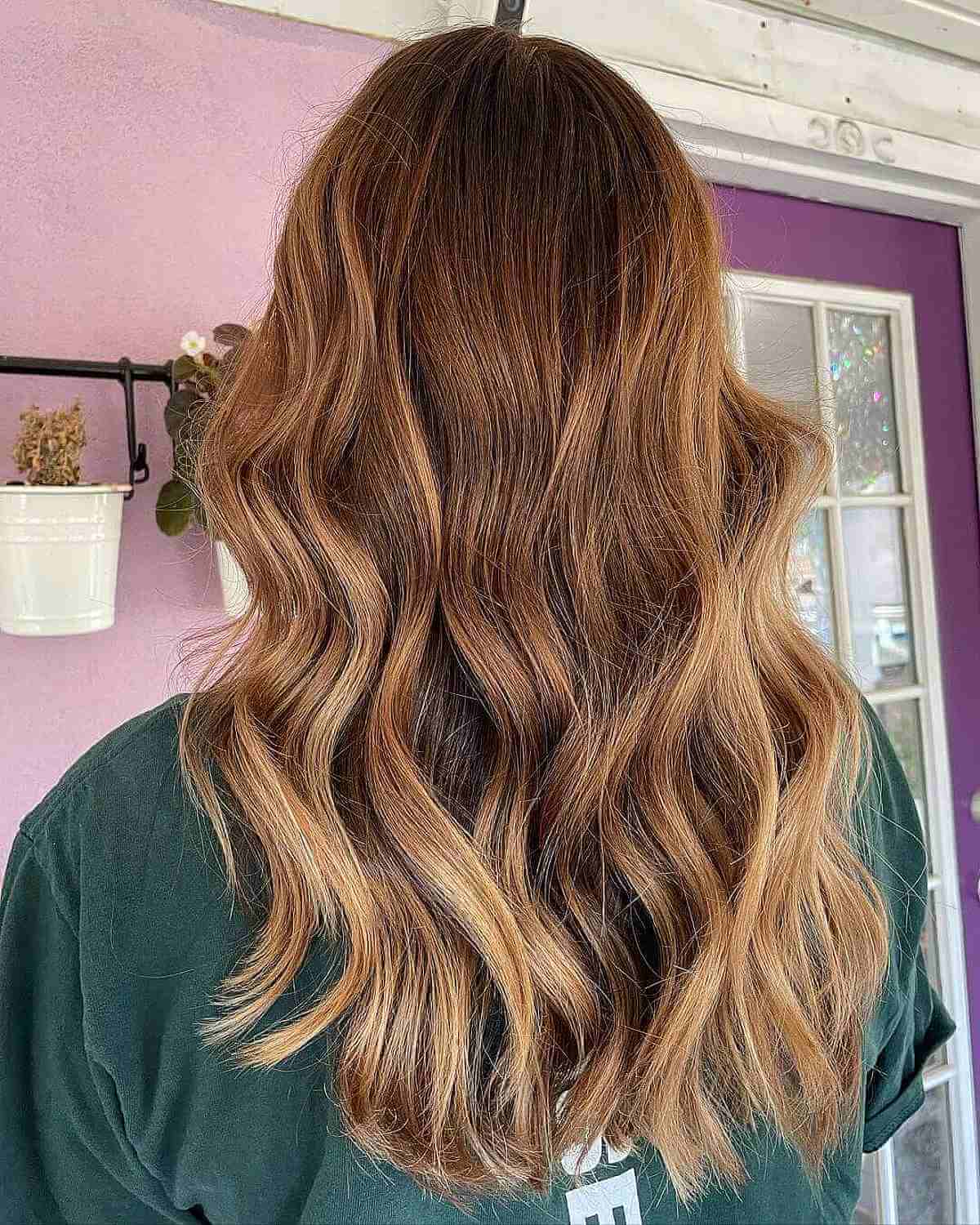 Reverse Brunette Balayage and Root Drop