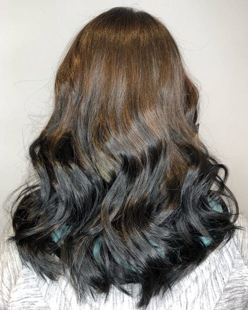 Reverse Light to Dark ombre Hair Color