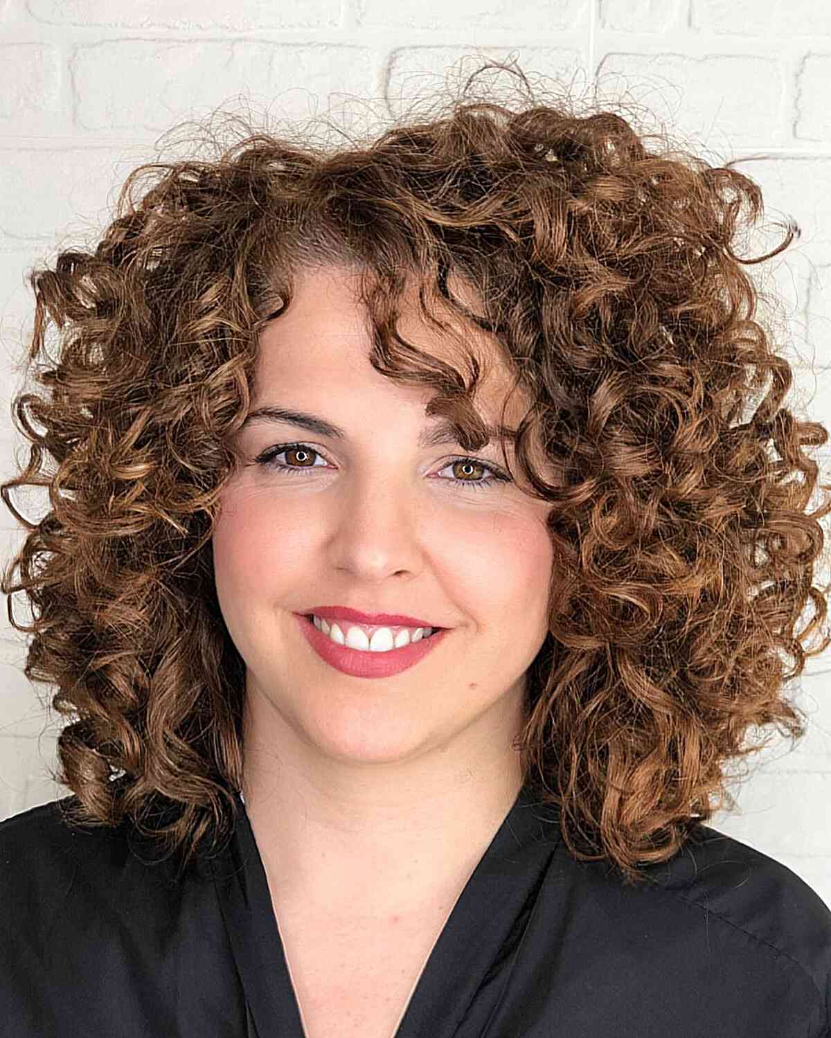 Rezo Cut Curls for Women Over 30 with Round Faces