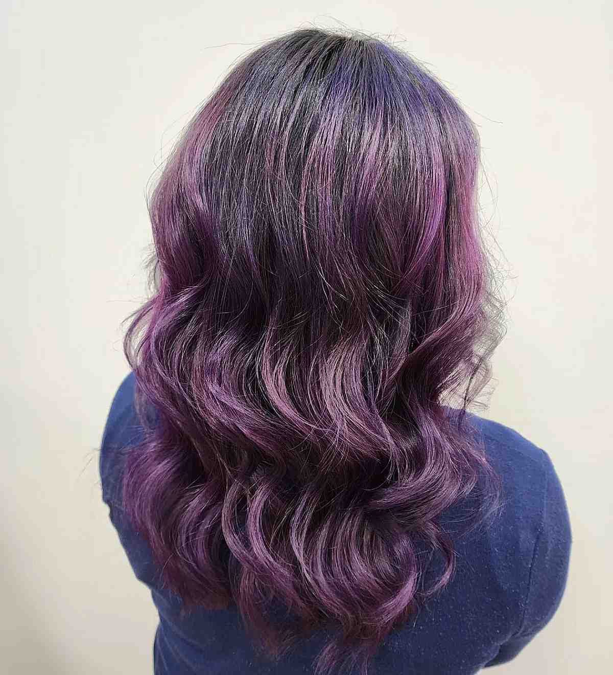 Purple Hair Dye, Dark Plum Violet Colours, Semi Permanent Dyes