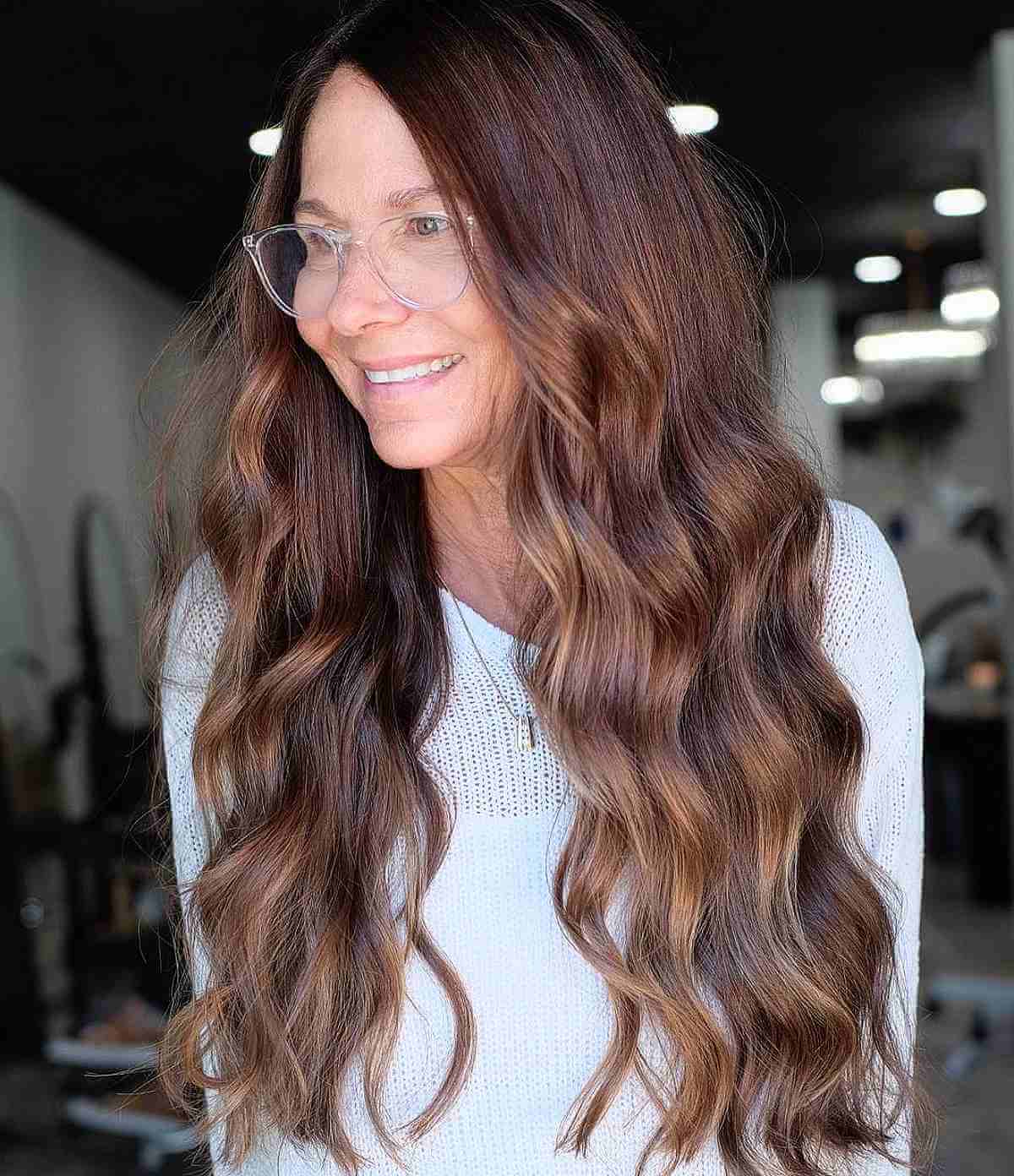 Rich Cocoa Hair Color for Autumn