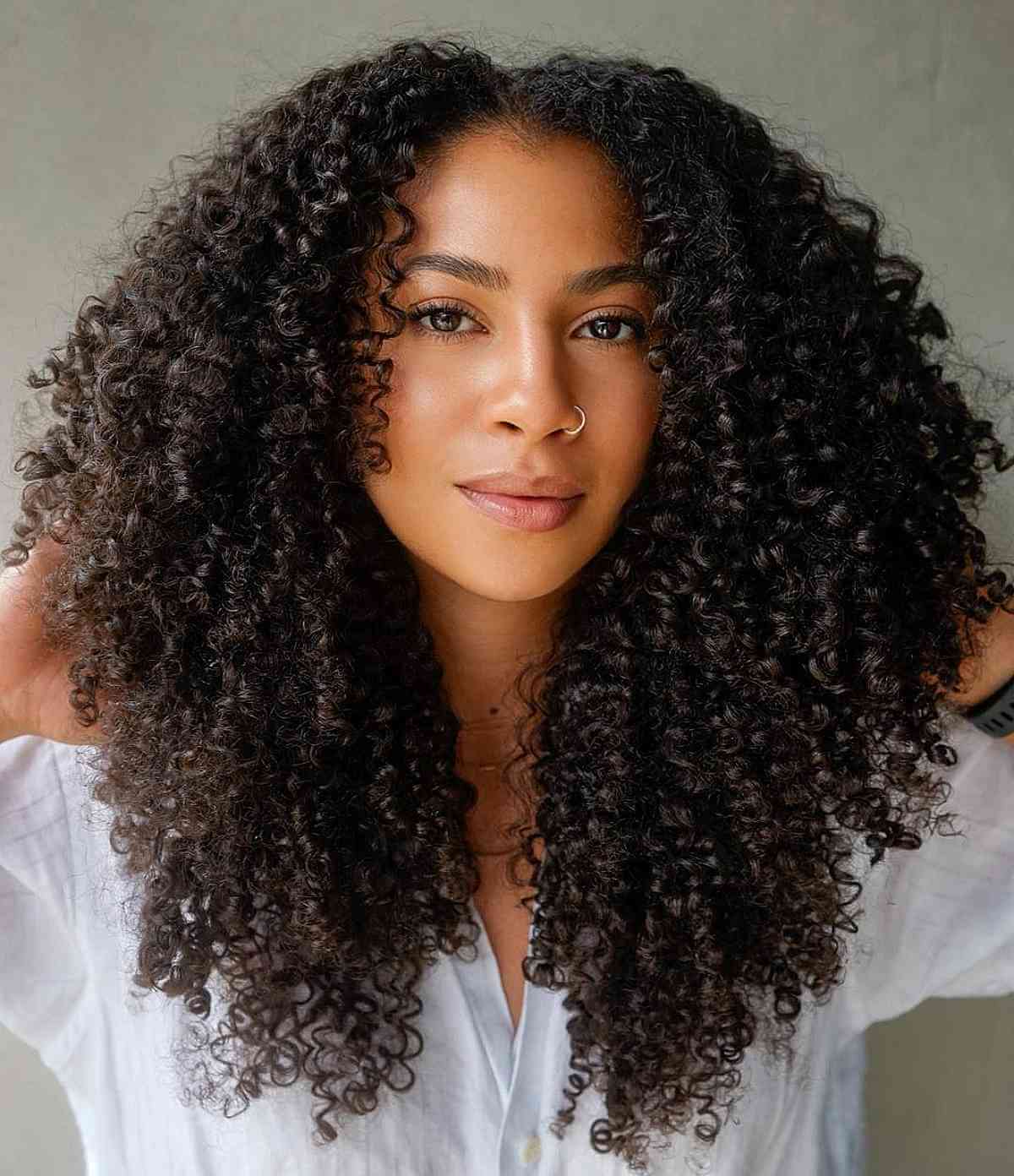 Romantic Thick Long Curls for Natural Hair