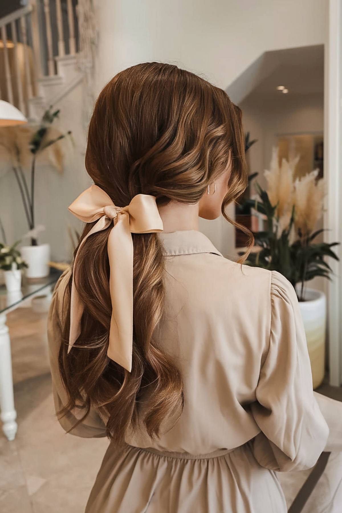 Romantic Valentine's Day hair