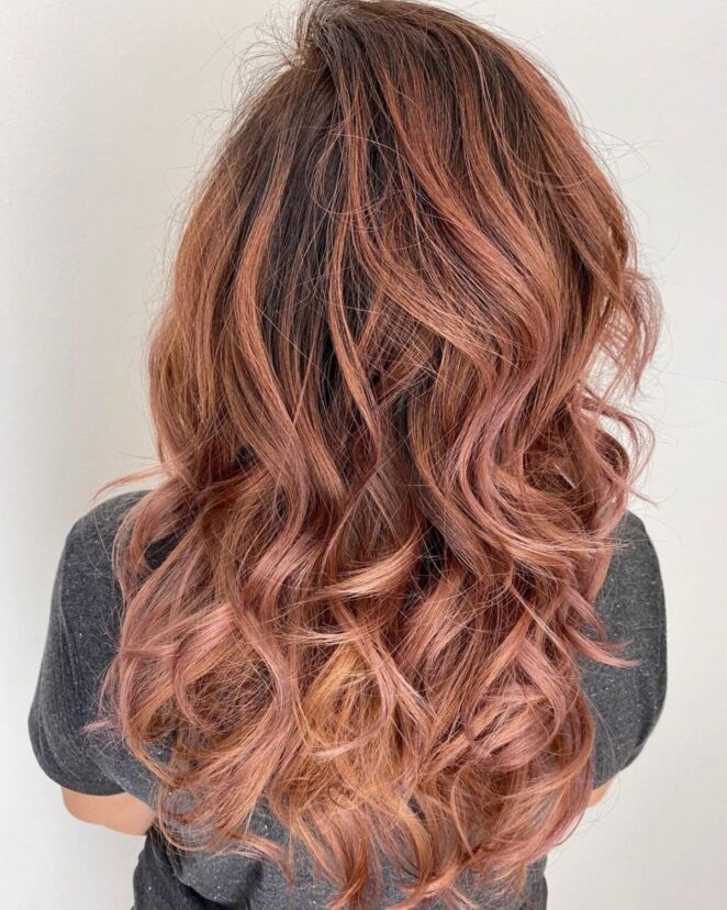 23 Prettiest Ways to Get Rose Gold Highlights for Every Hair Color