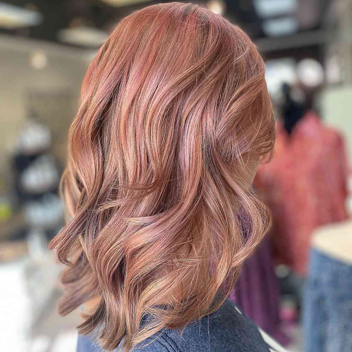 Rose Gold Blonde Hair