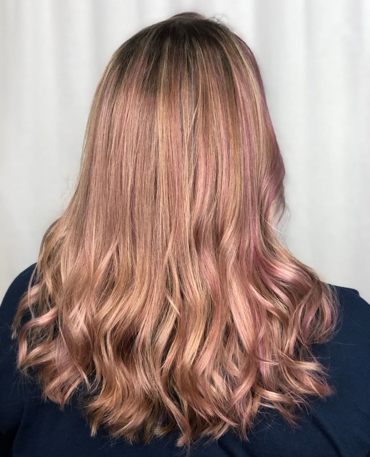 Rose Gold Highlights and Lowlights