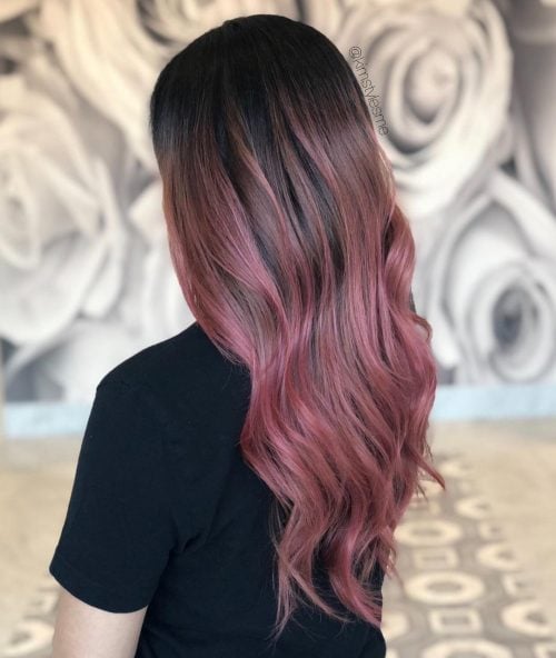 Rose Gold ombre