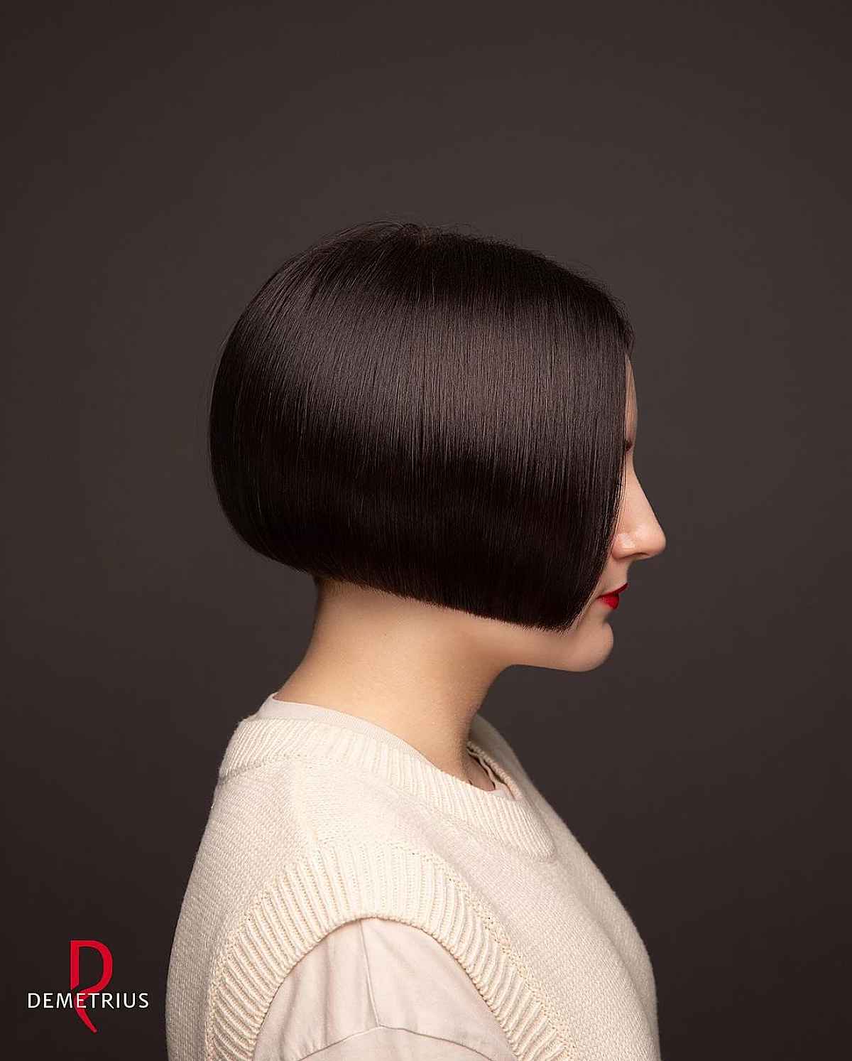 Round Blunt Bob for Thick Hair