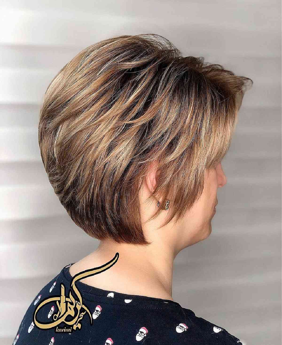 Round Graduated Bob with Layers for Fine Hair