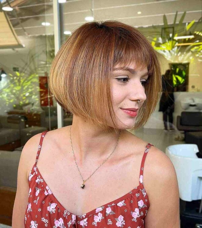 29 of the Best Angled Bob with Bangs Haircuts in 2024