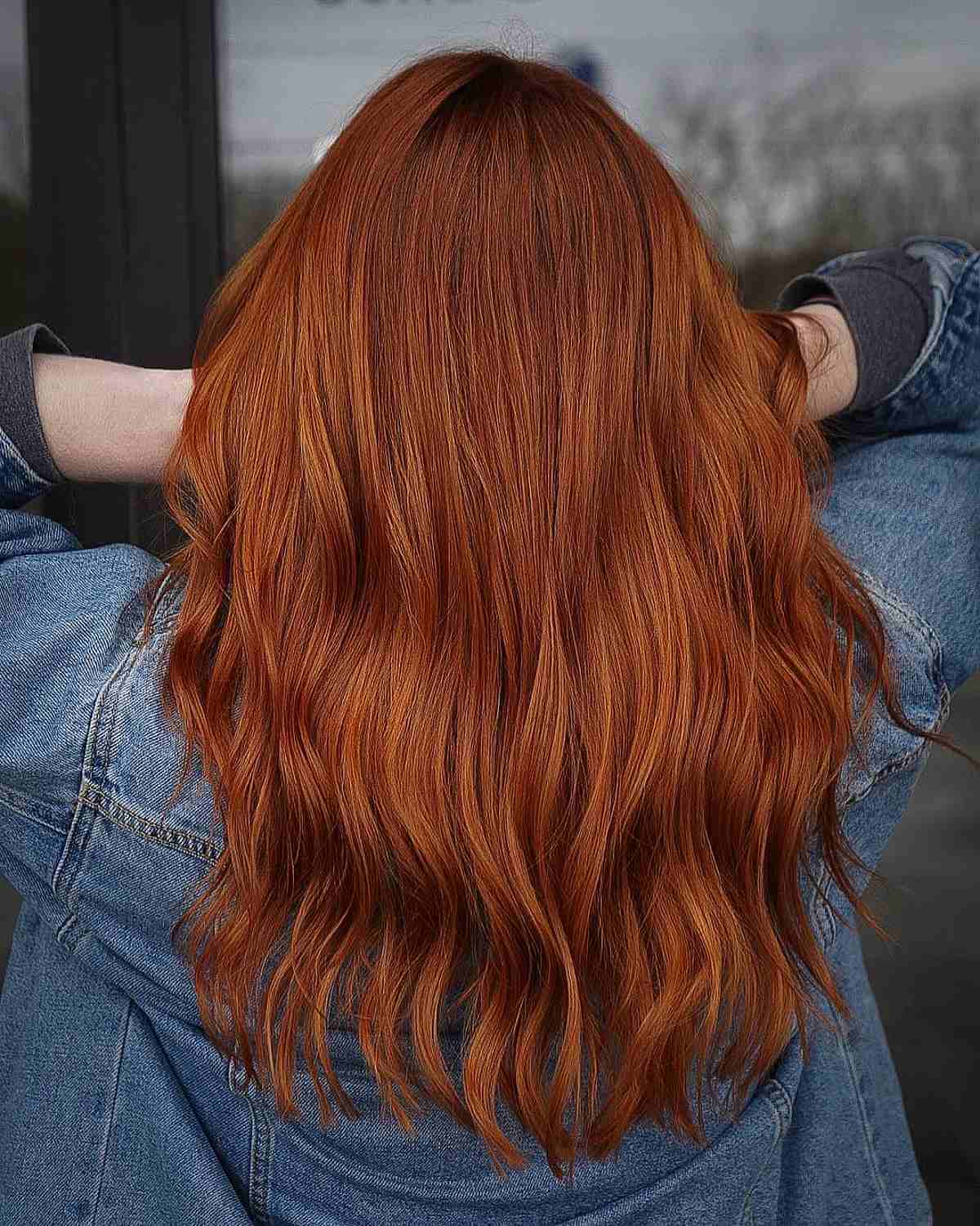 Rusty Apple Cider Hair Color for Fall