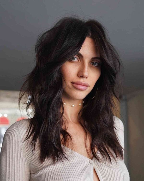 43 On-Trend Ways to Get a Shag with Curtain Bangs