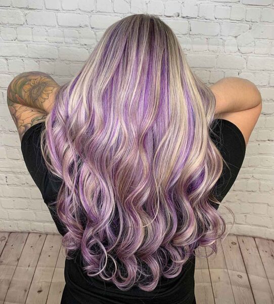 26 Purple Highlights Trending in 2024 to Show Your Colorist