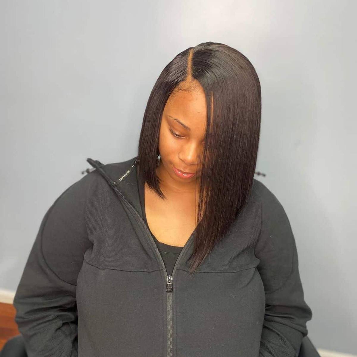 lace closure sew in bob with leave out