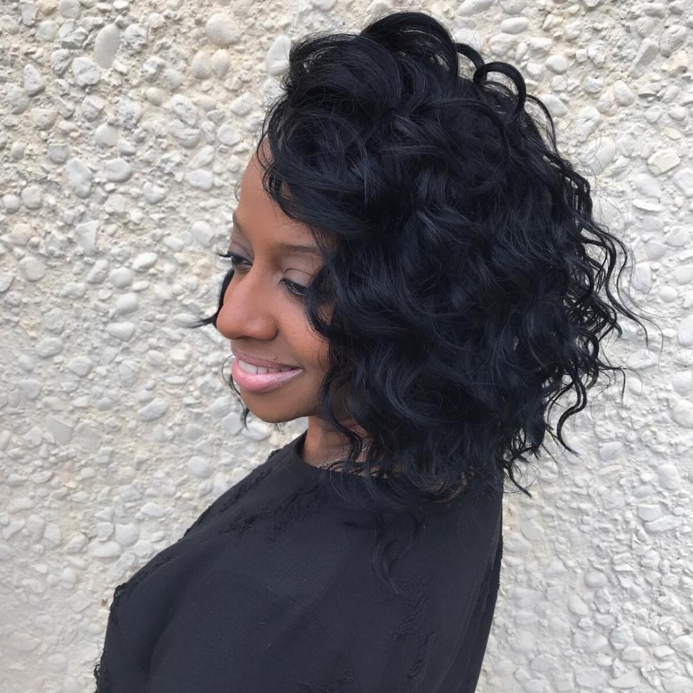 Sew-in Bob for Medium-Length Hair