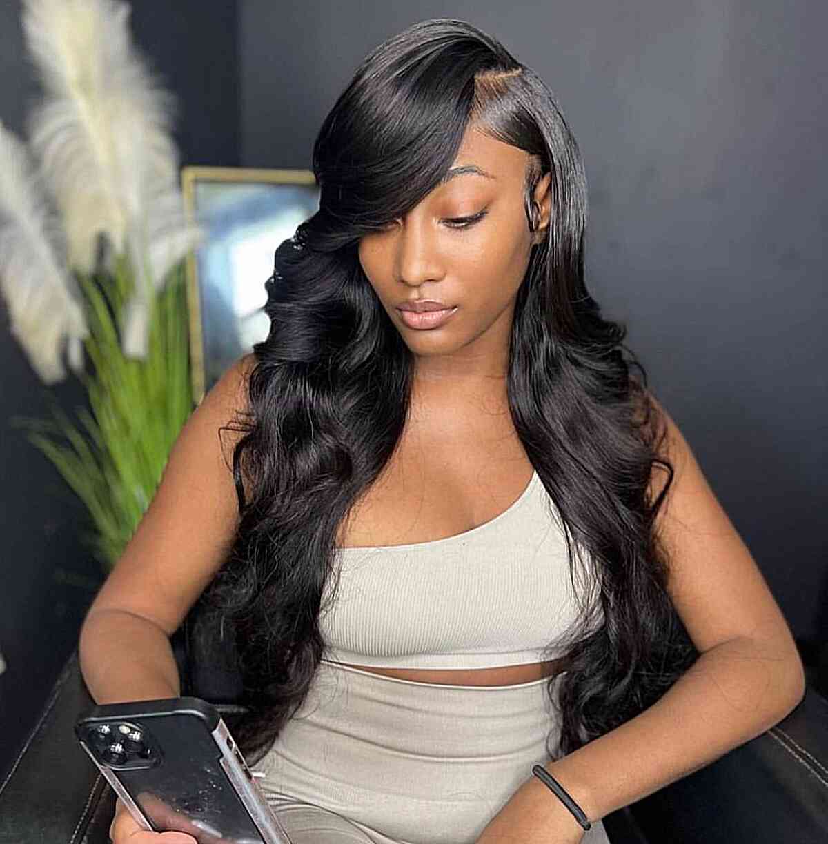sew in style with side part