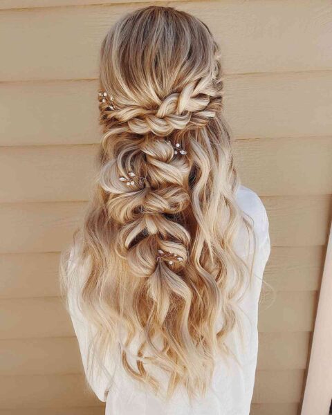 30 Prettiest Half Up Half Down Prom Hairstyles for 2023