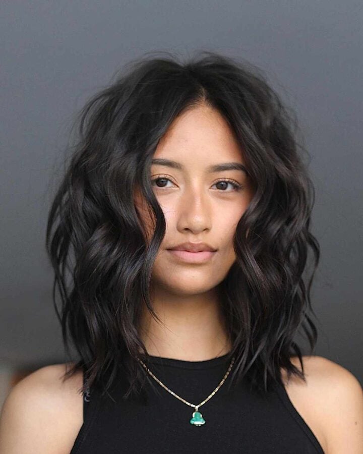 Textured Lob Haircuts Are Trending, Here Are The 51 Coolest Examples