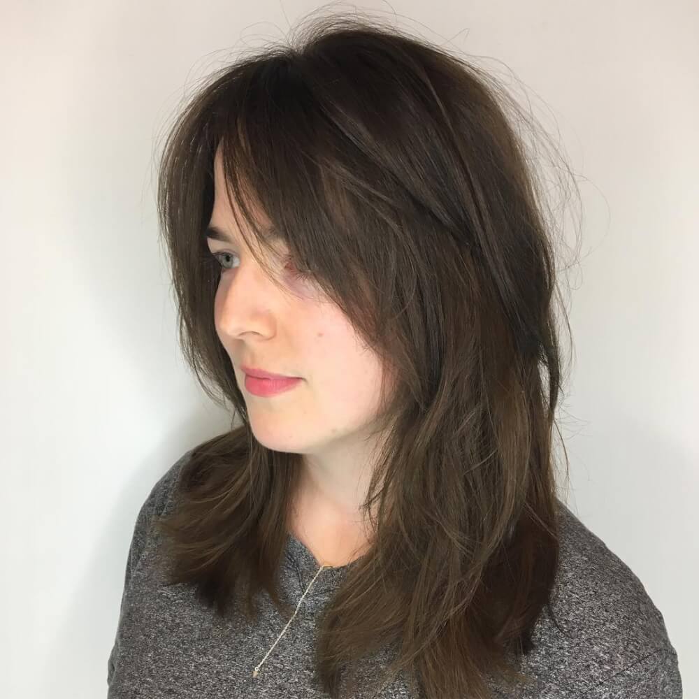 A remarkable rose gold bob for thin hair