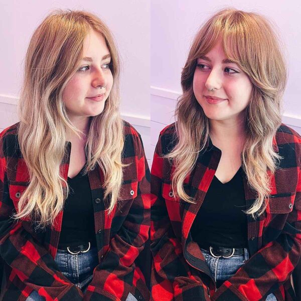 Curtain Bangs on Long Hair 29 Ideas to Get Rid of Boring Hair