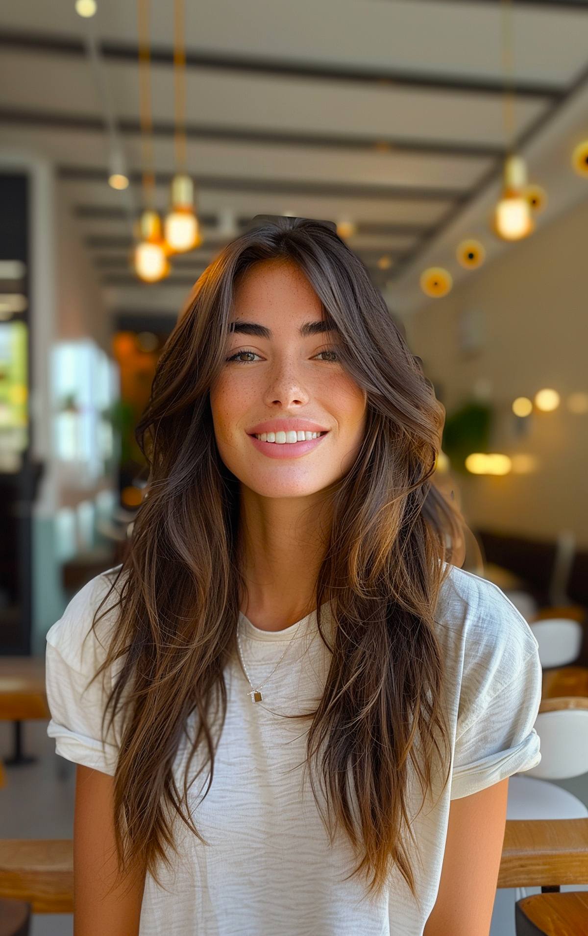 Shaggy long hair with choppy layers and no bangs for effortless long hairstyles blog