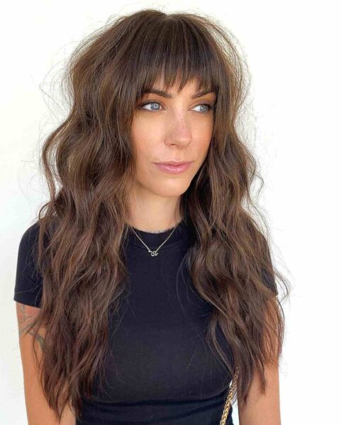 50+ Trendiest Long Shag Haircuts for The Ultimate Textured Look