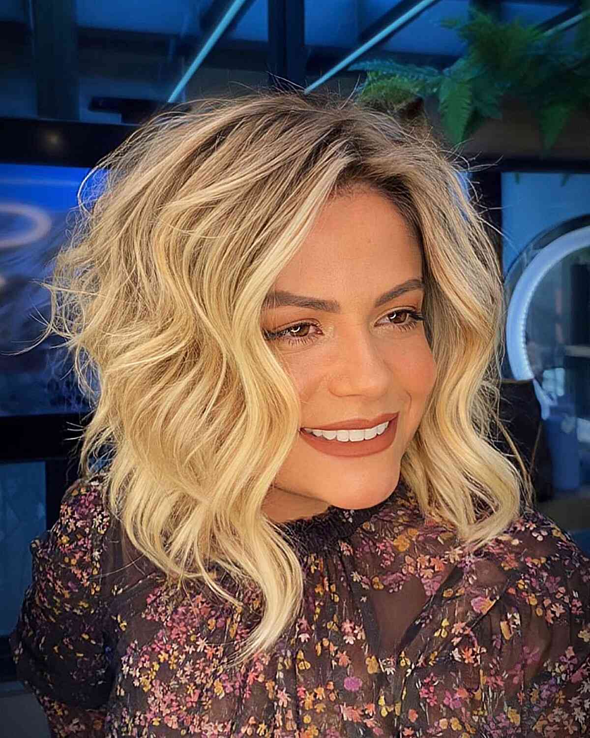 Short Barbie Blonde Choppy Layers for girls with messy hair
