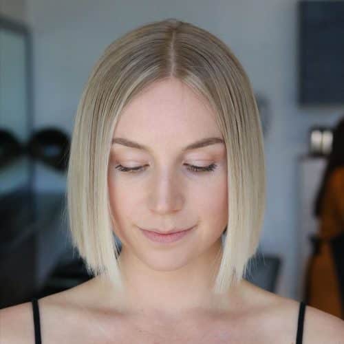 short blonde hair for oval faces