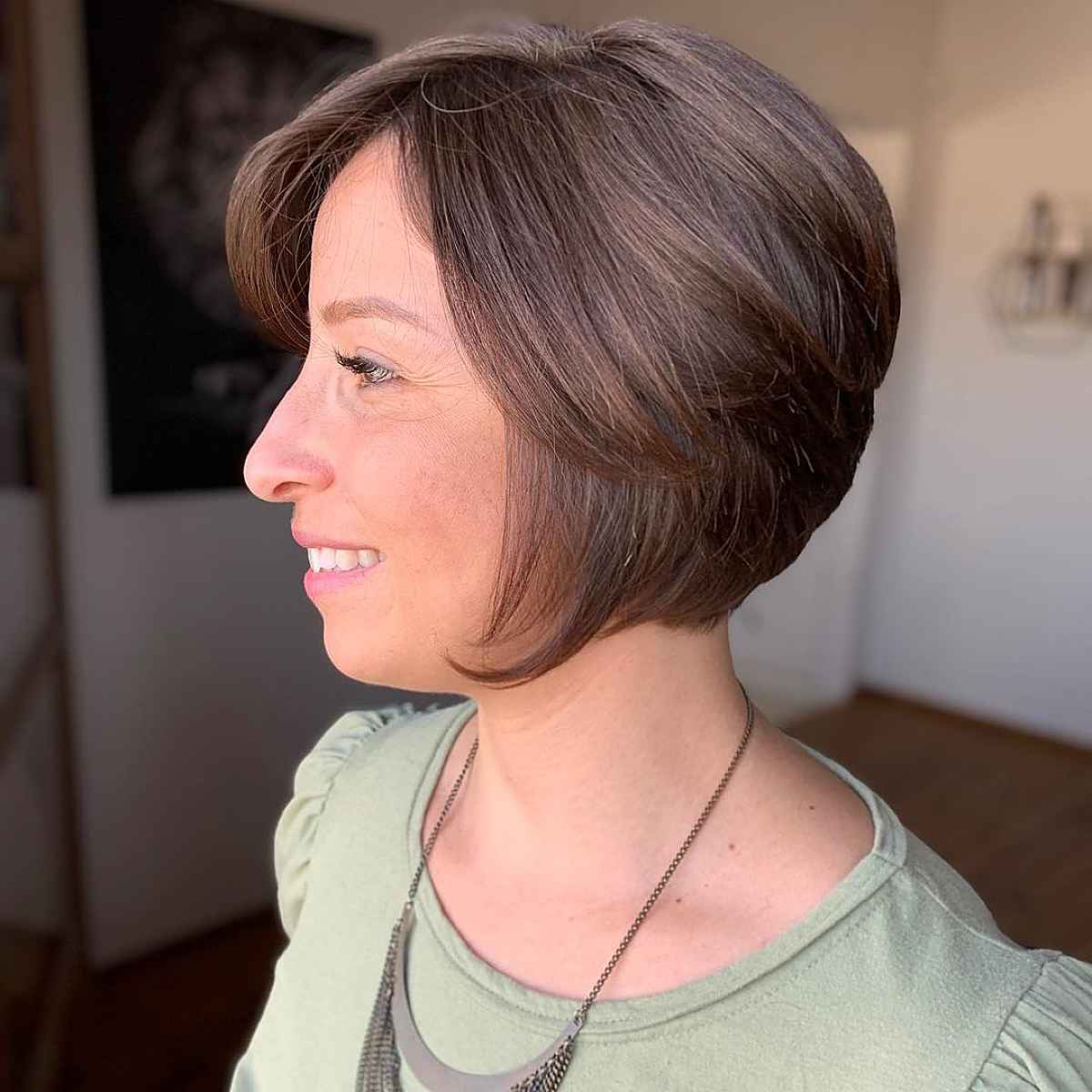 Short Bob with Blended Layering
