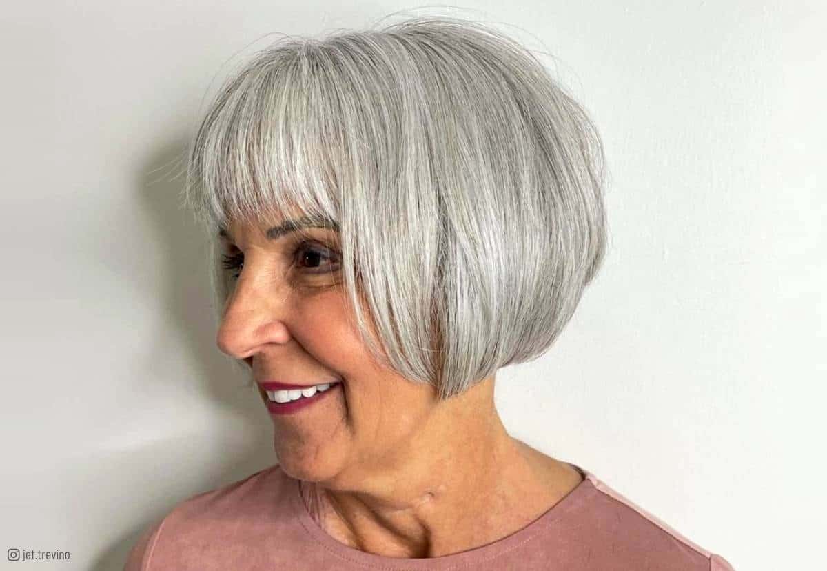 3 Gorgeous Short Bobs for Older Women with Style