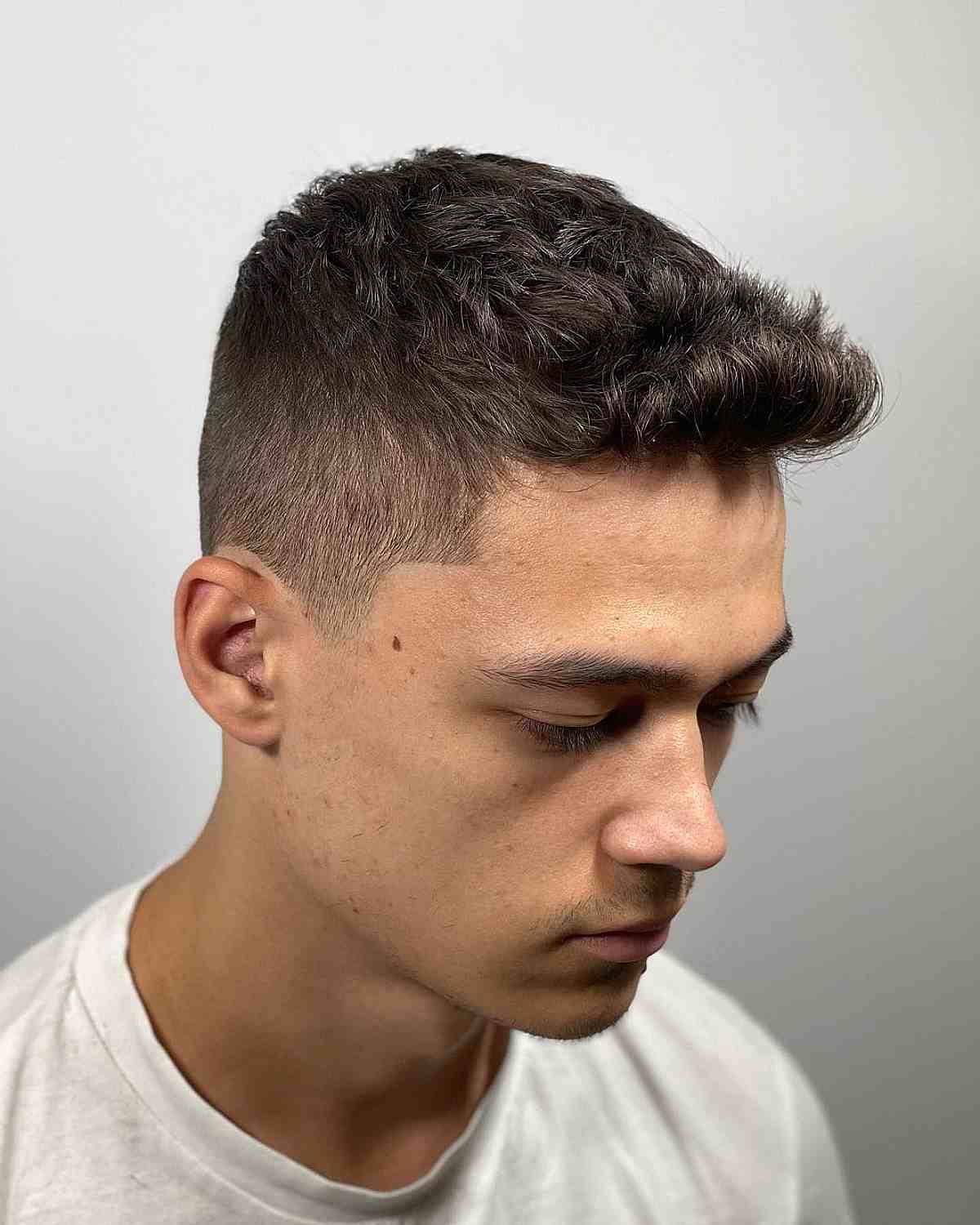 Short Crop Cut with Tapered Texture