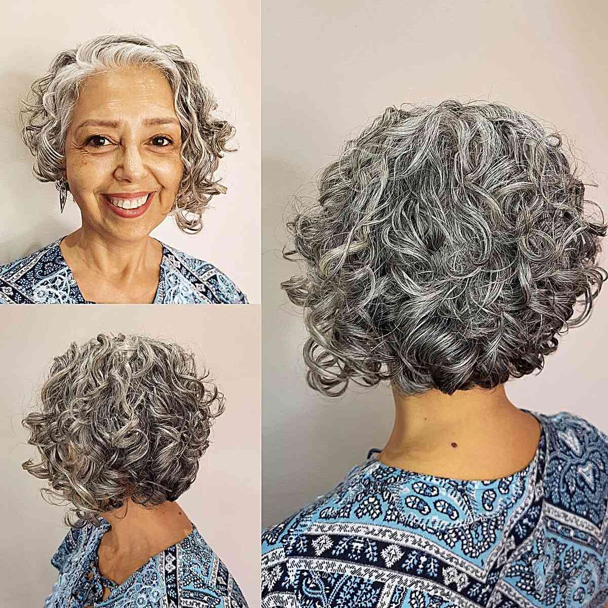 60 Best Hairstyles for Women Over 60 in 2023  Medium length curly hair  Medium length wavy hair Haircuts for wavy hair