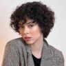 Short Curly Round Haircut With Fringe 96x96 