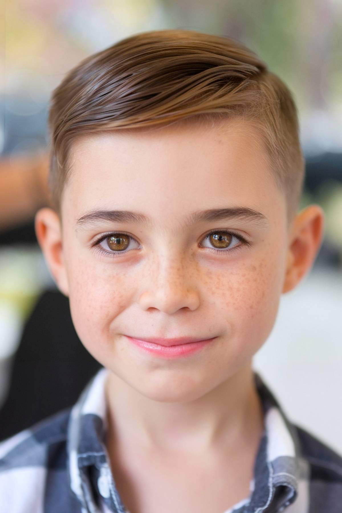 Sharp fade haircut for boys