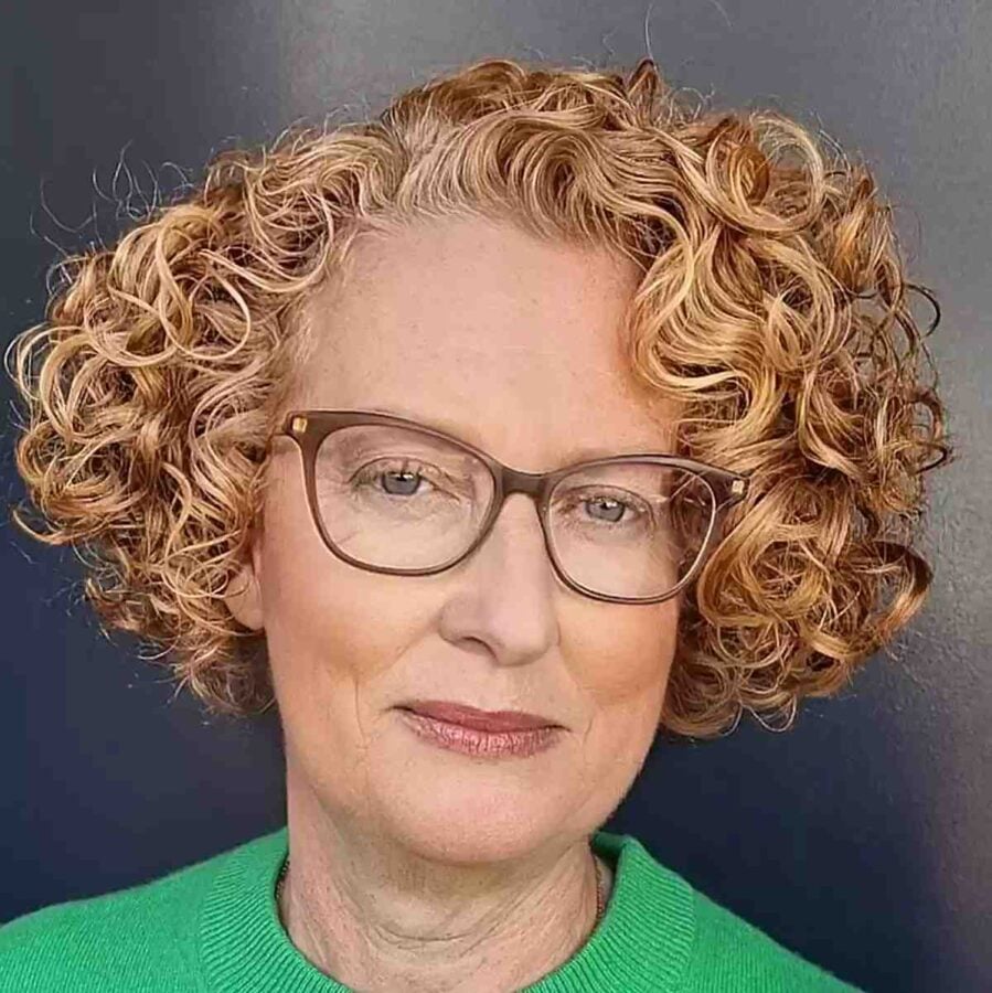 31 Stylish Short, Curly Hairstyles For Older Women