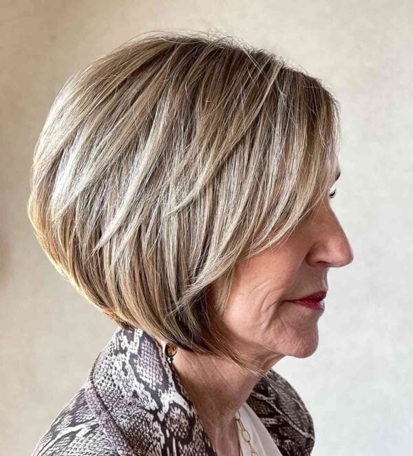 22 No-Fuss, Yet Stylish Short Bob Haircuts for Women Over 70