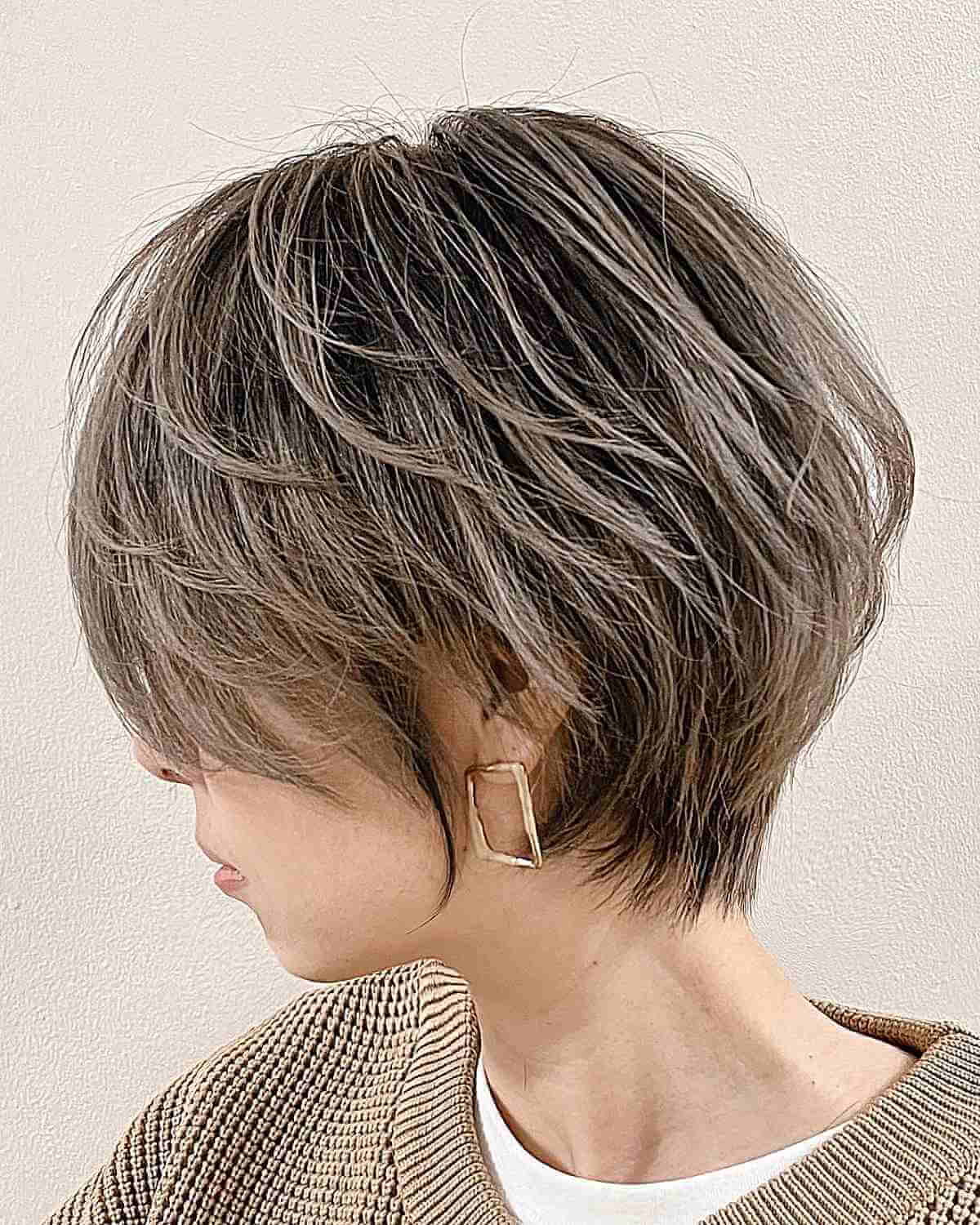 Short Long Pixie Cut with Dimensional Layers