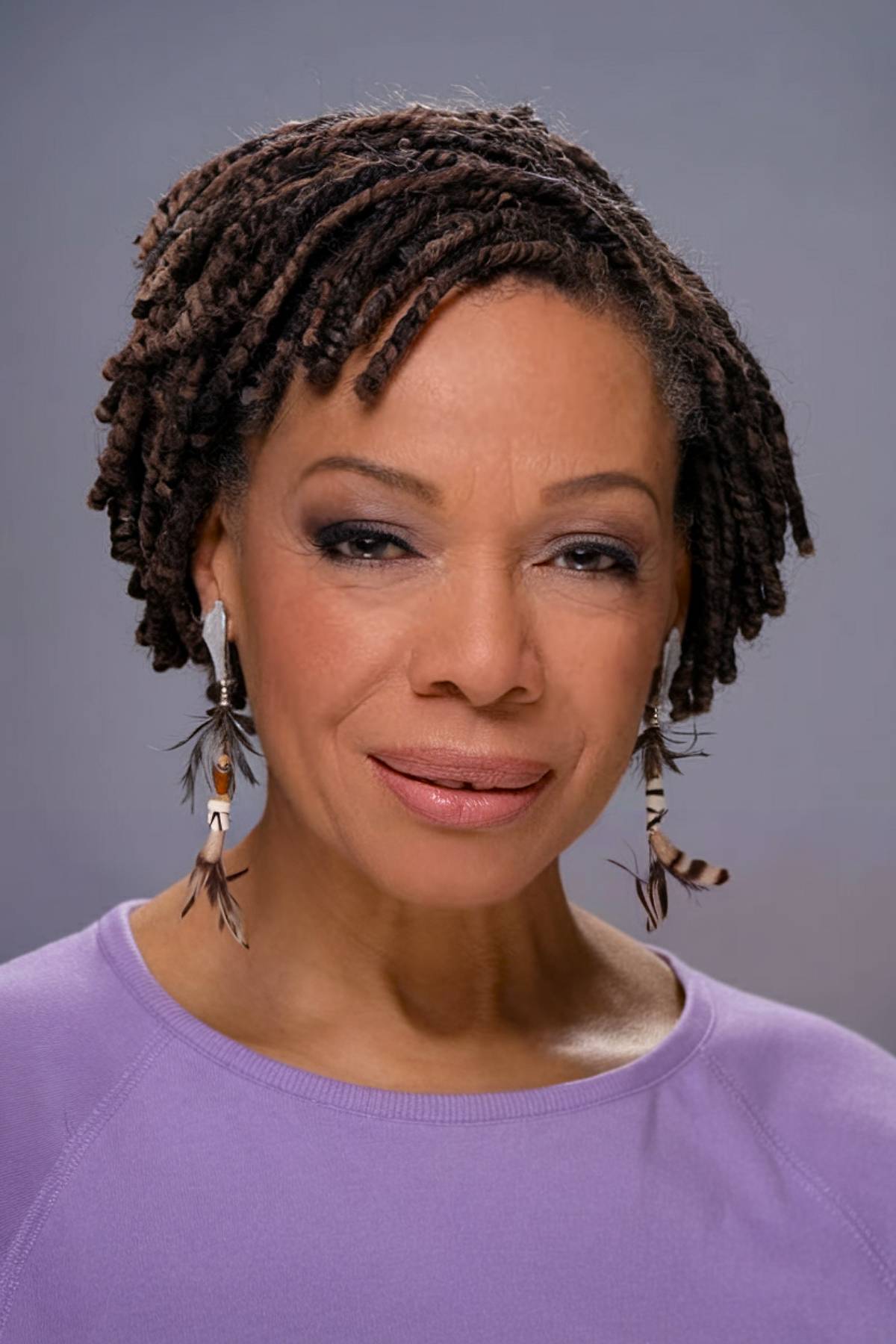 Short natural twist braids for black women over 60