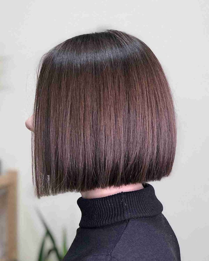 29 Cute Neck Length Blunt Bob Cuts 