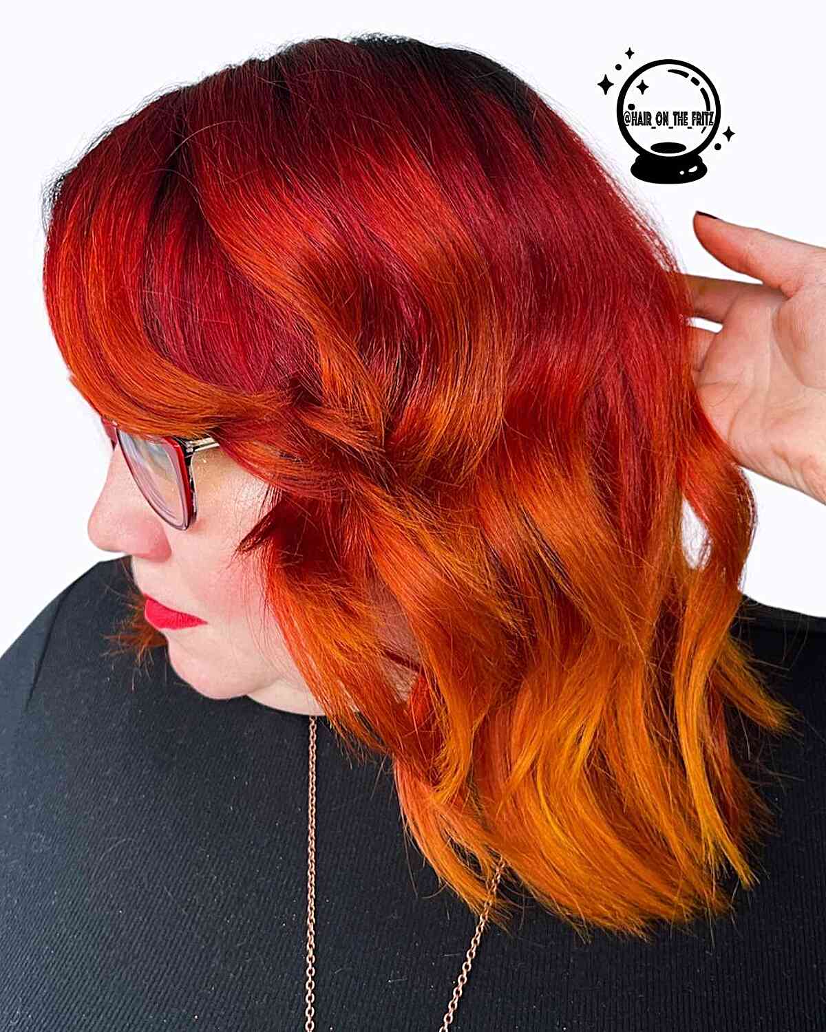 Short Orange Red Hair Color