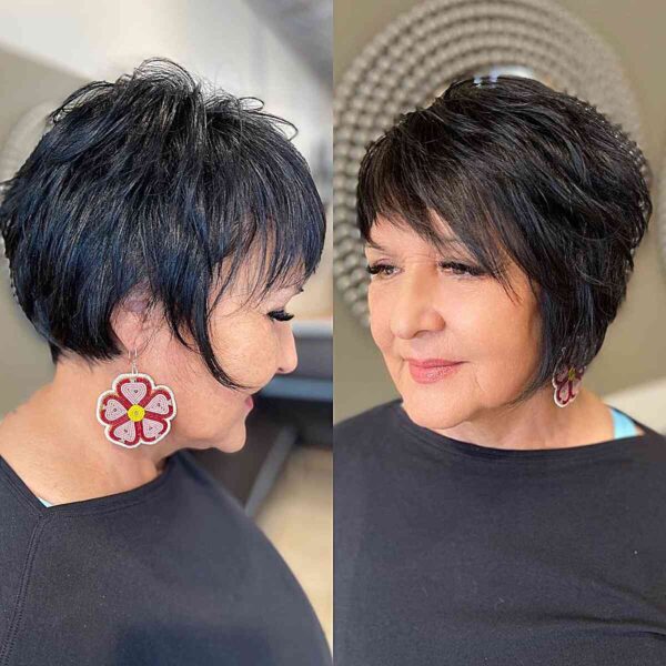 25 Ladies Over 60 with a Round Face Show How to Rock Short Haircuts
